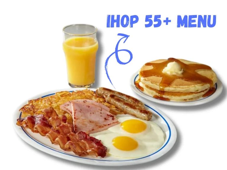 IHOP Senior menu with prices