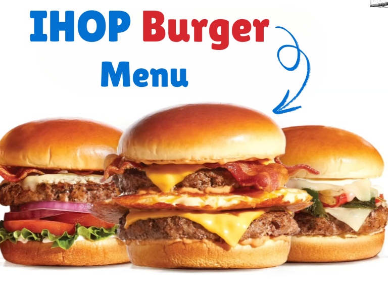 IHOP Burger Menu