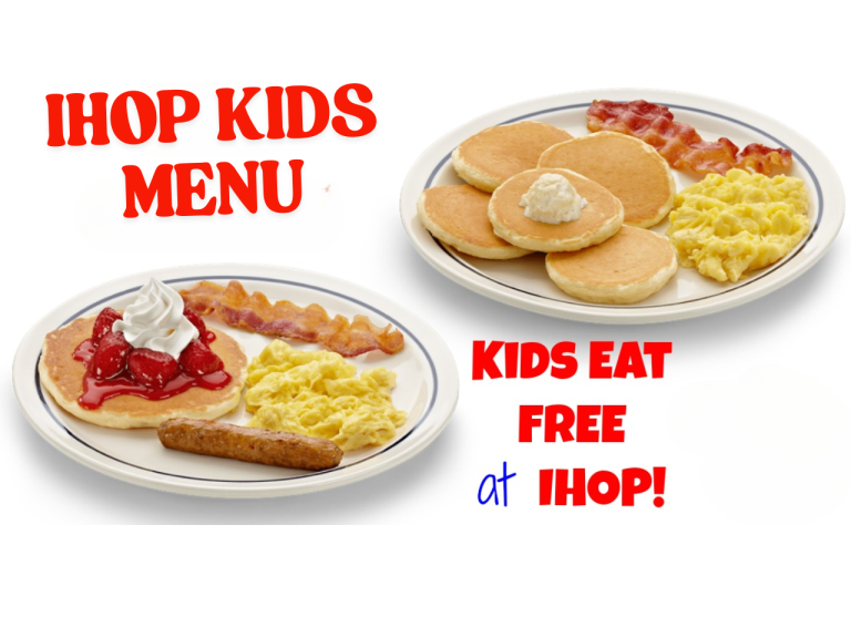 IHOP Kids Menu